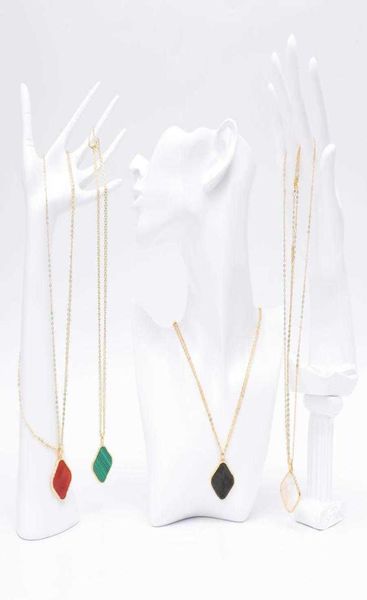 designer necklace clover classic sweater long necklaces fashion gold big flowers design for man woman jewelry pendant 4 color good8670485, Silver
